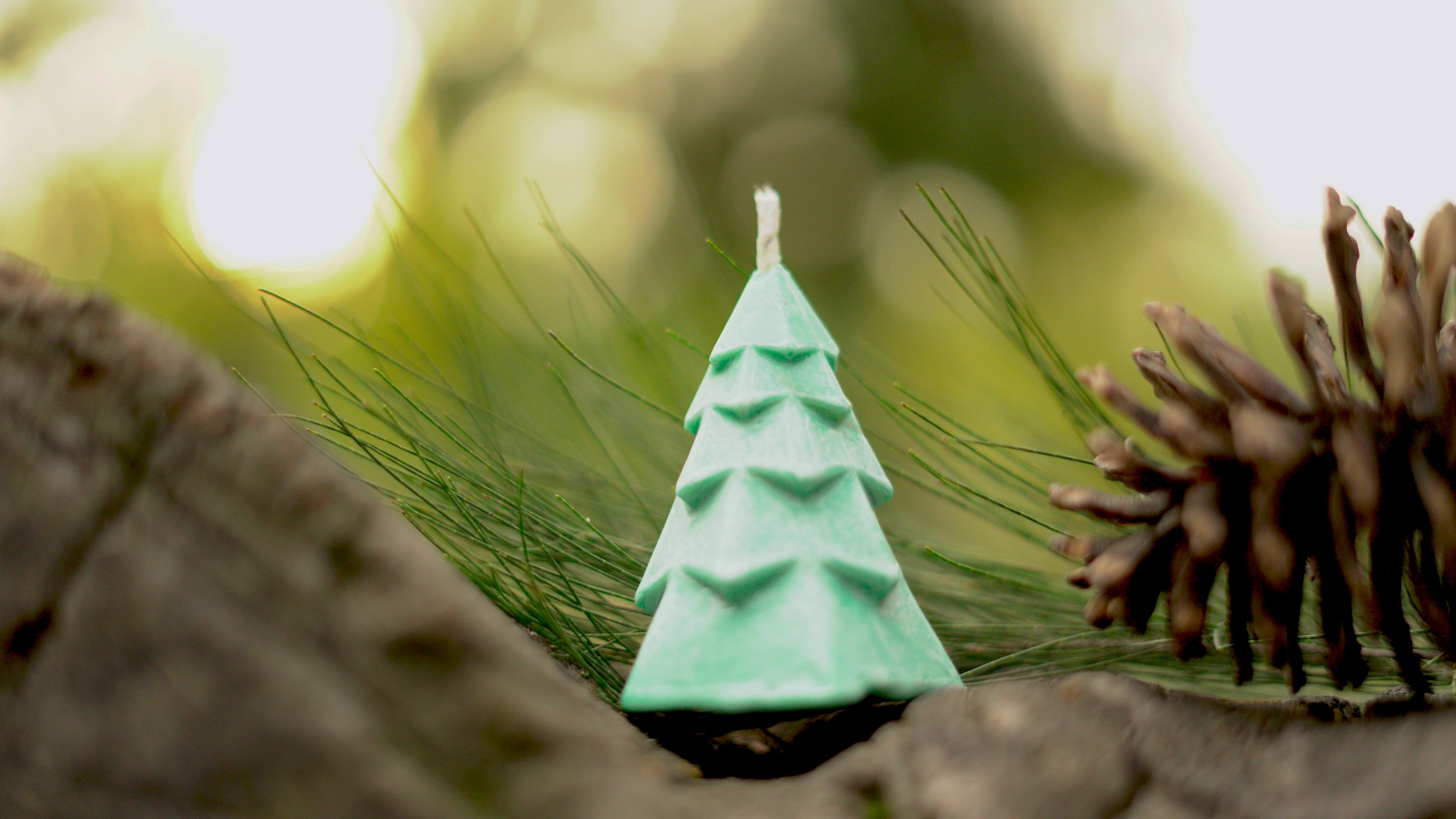 Vela árbol de navidad