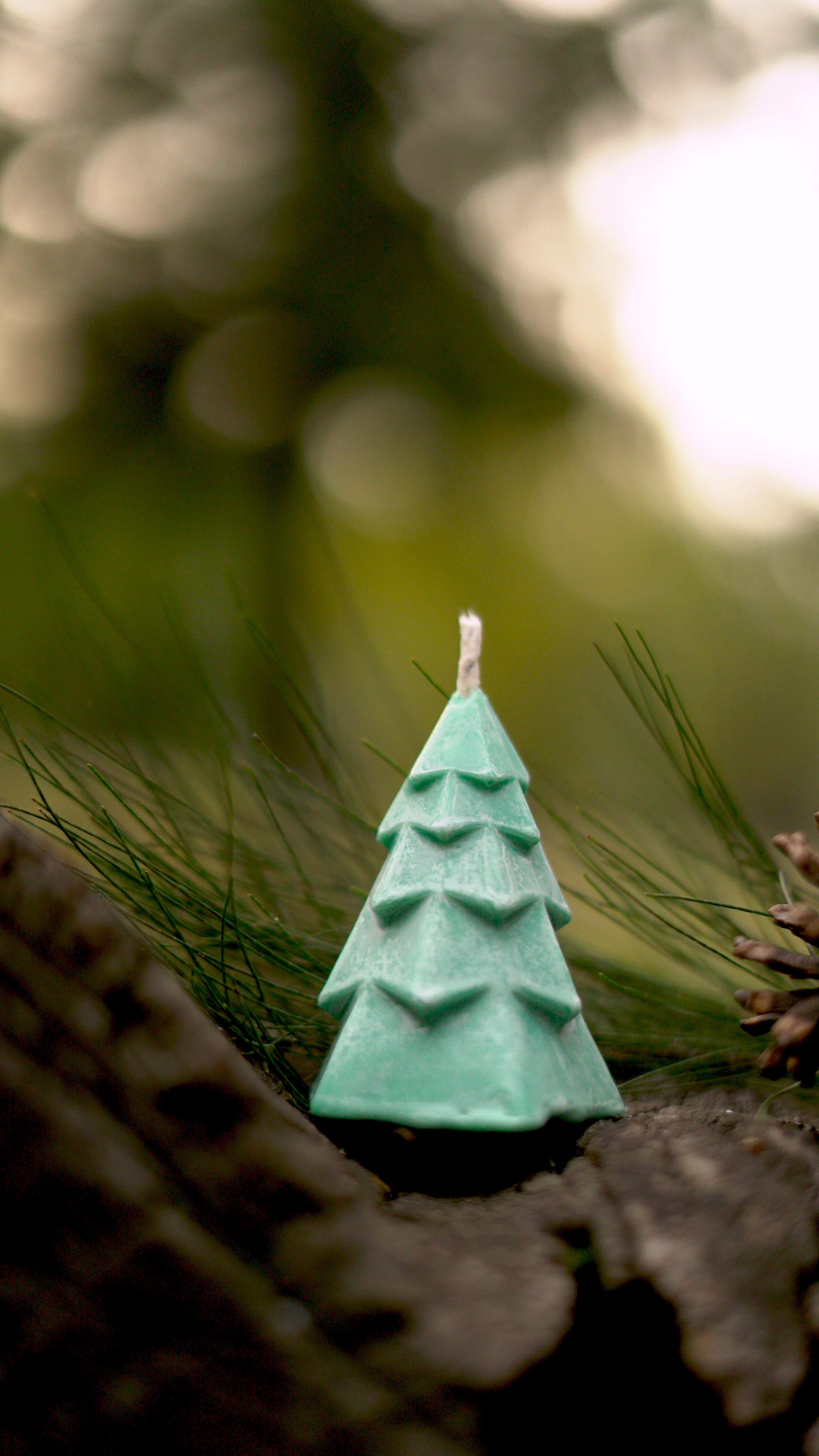 Vela árbol de navidad