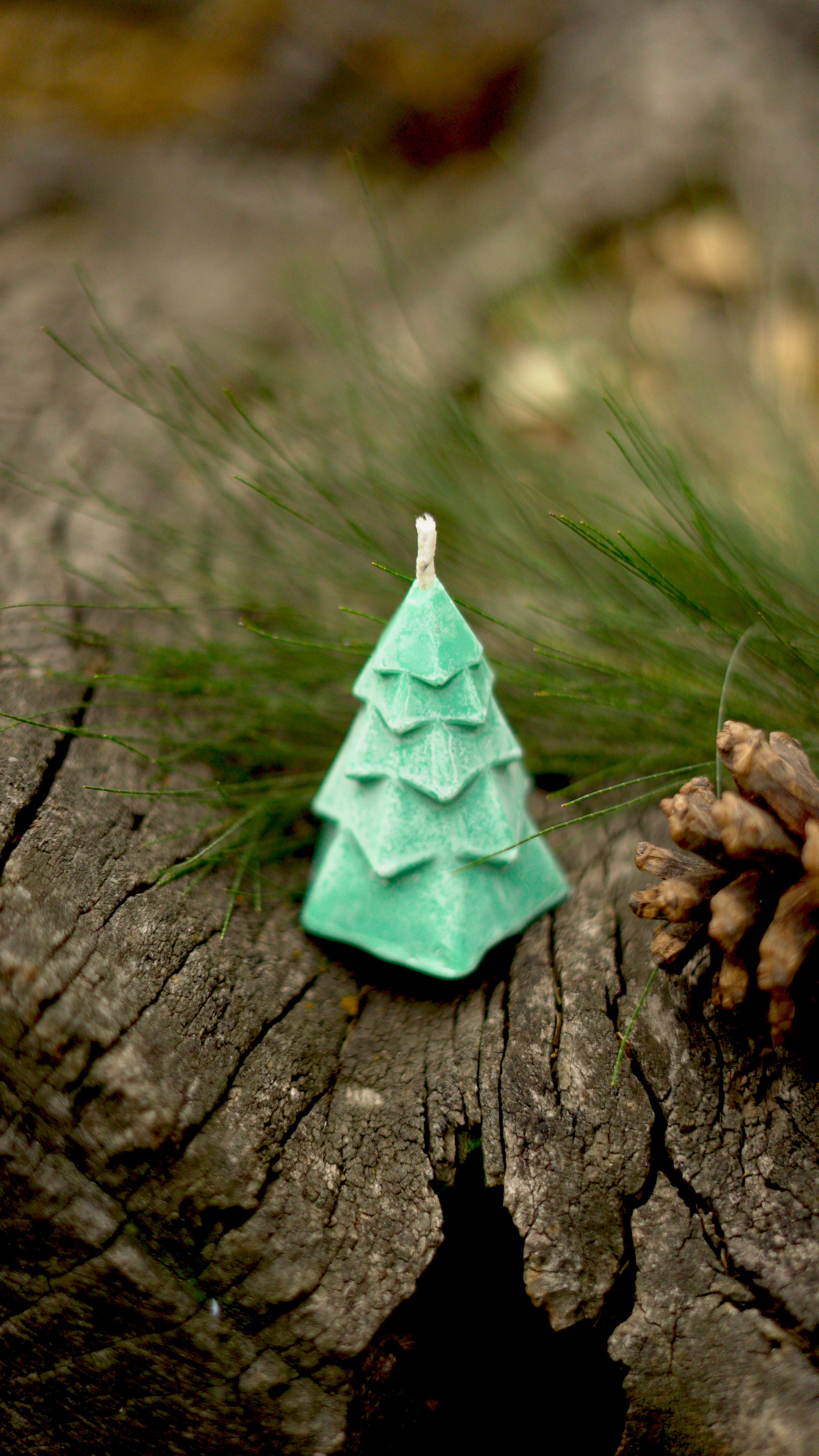 Vela árbol de navidad